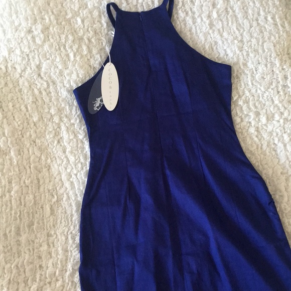 Coco & Tashi Blue Dress - Picture 8 of 10